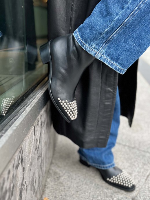 BOTKI HEGO'S Milano P1154 NAPPA NERO