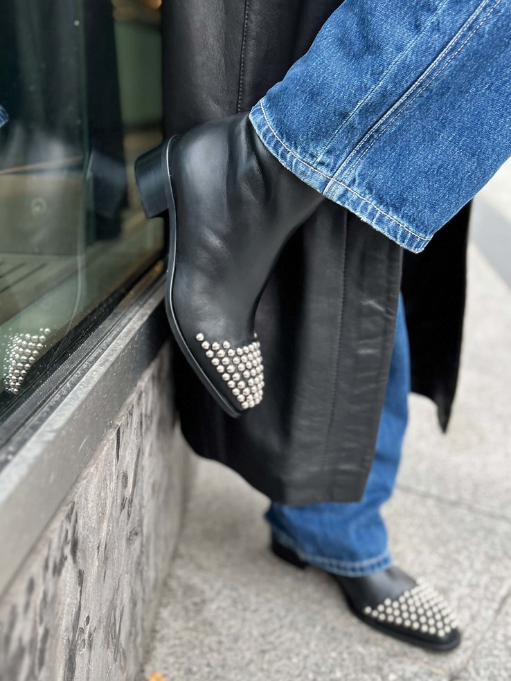 BOTKI HEGO'S Milano P1154 NAPPA NERO