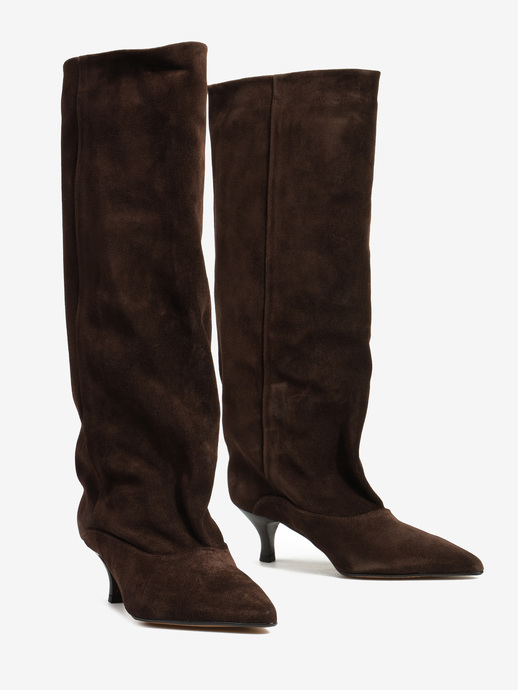 KOZAKI HEGO'S MILANO LUCY-TR11 CAMOSCIO PEPE