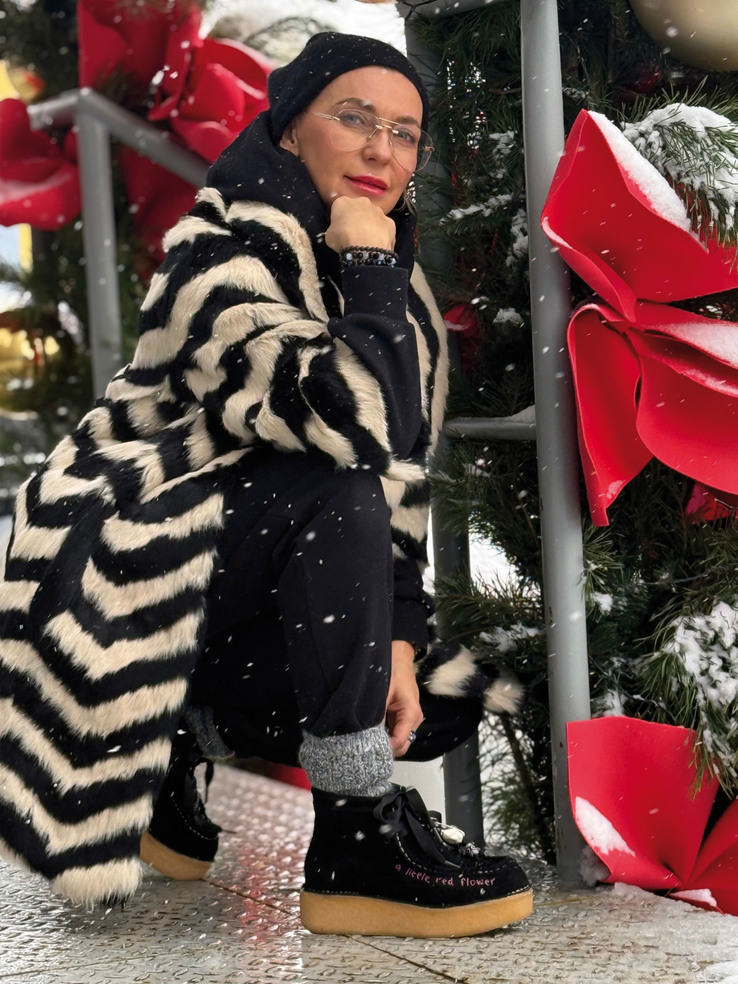 ŚNIEGOWCE HEGO'S MILANO EFK-03 LEATHER BLACK