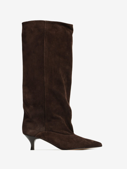 KOZAKI HEGO'S MILANO LUCY-TR11 CAMOSCIO PEPE