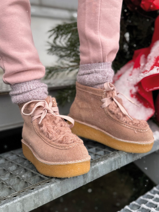 ŚNIEGOWCE HEGO'S MILANO EFK-01 LEATHER PINK