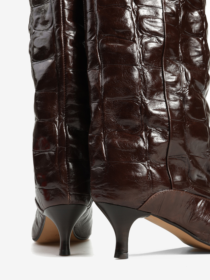 KOZAKI Z TŁOCZONEJ SKÓRY HEGO'S MILANO