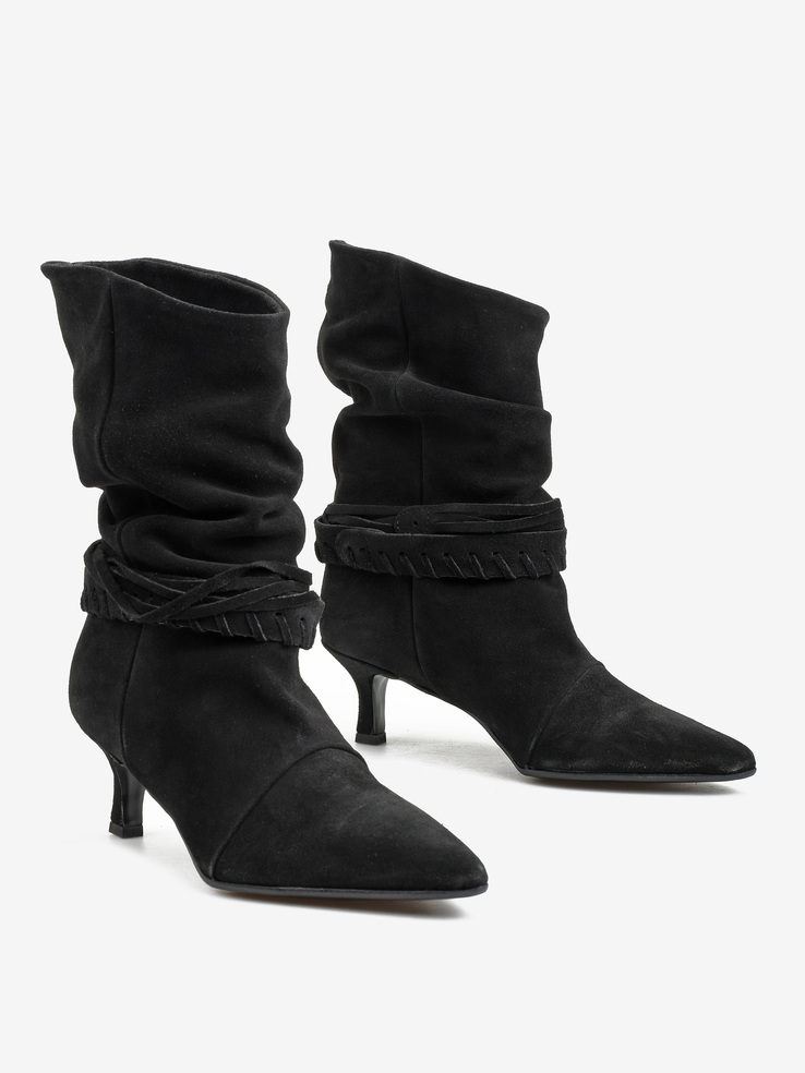 BOTKI HEGO'S MILANO 26B-CAV CAMOSCIO NERO