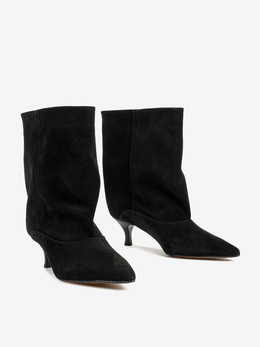 BOTKI HEGO'S MILANO LUCY-TR2 CAMOSCIO NERO