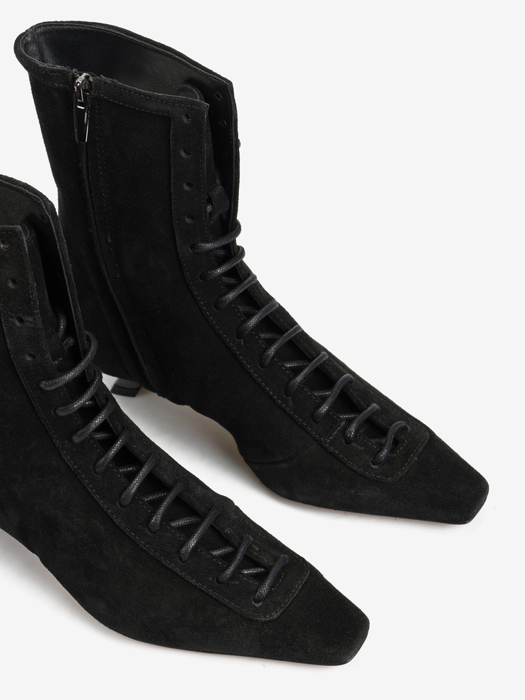 BOTKI HEGO'S MILANO GISEL-50713 CAMOSCIO NERO