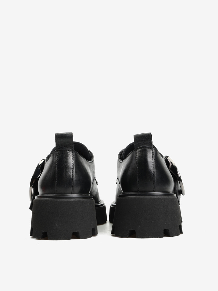 CZARNE PÓŁBUTY HEGO'S Milano