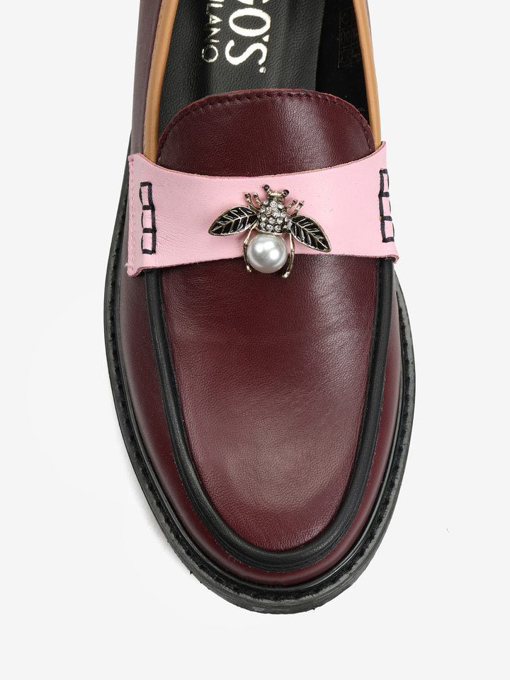 BORDOWE MOKASYNY HEGO'S MILANO