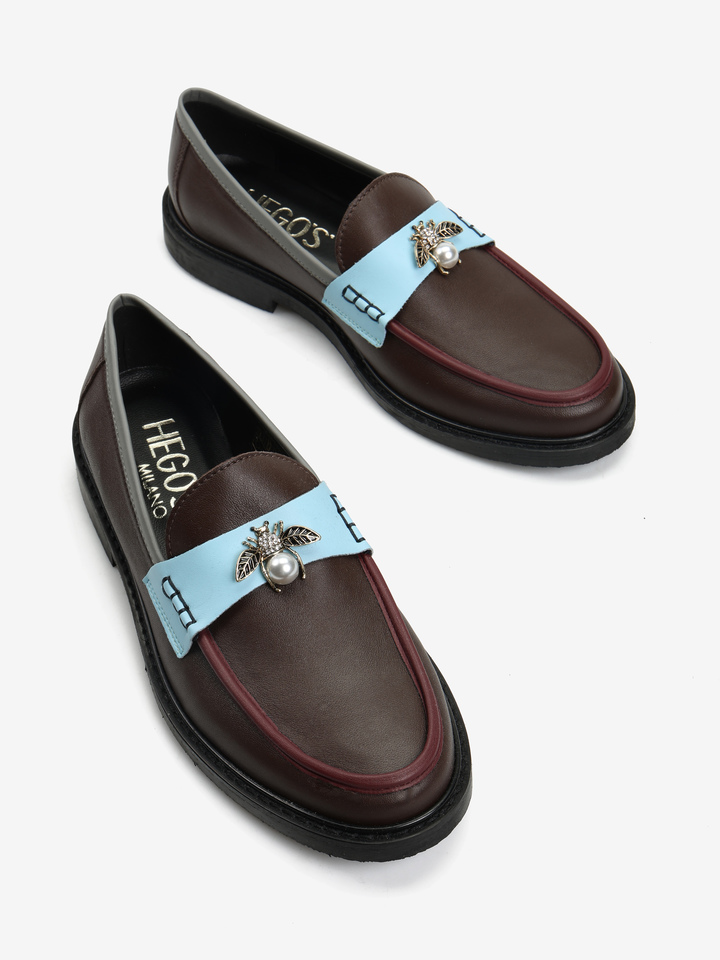 SKÓRZANE MOKASYNY HEGO'S MILANO