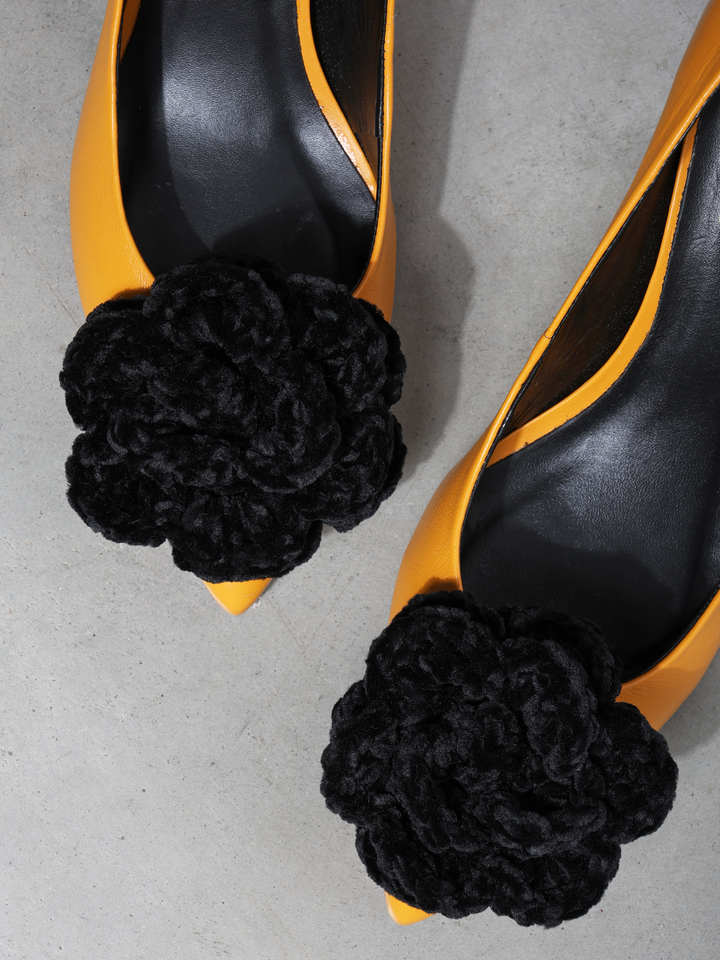 ŻÓŁTE SZPILKI HEGO'S Milano