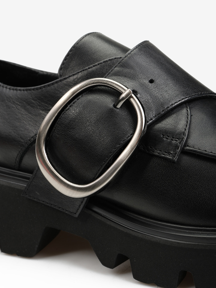 CZARNE PÓŁBUTY HEGO'S Milano