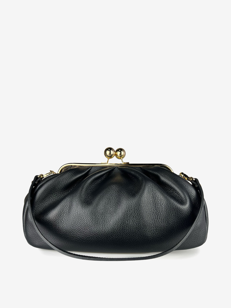 TOREBKA DAMSKA HEGO'S MILANO 9136 MARTELLATO NERO