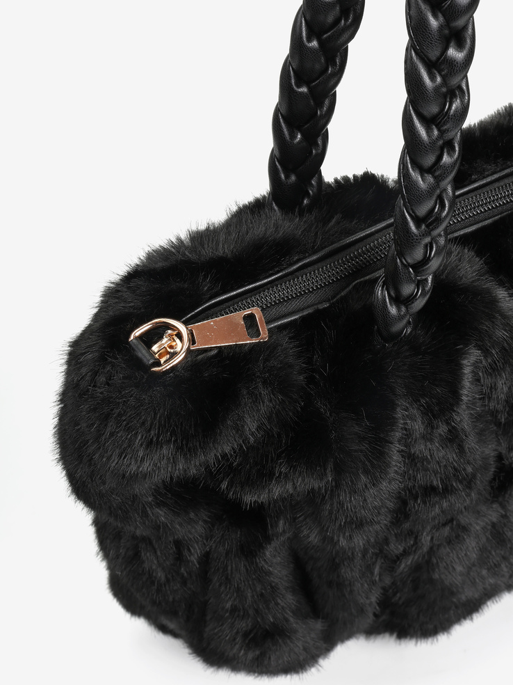 TOREBKA DAMSKA HEGO'S MILANO B36 ECOPELLICCIA NERO