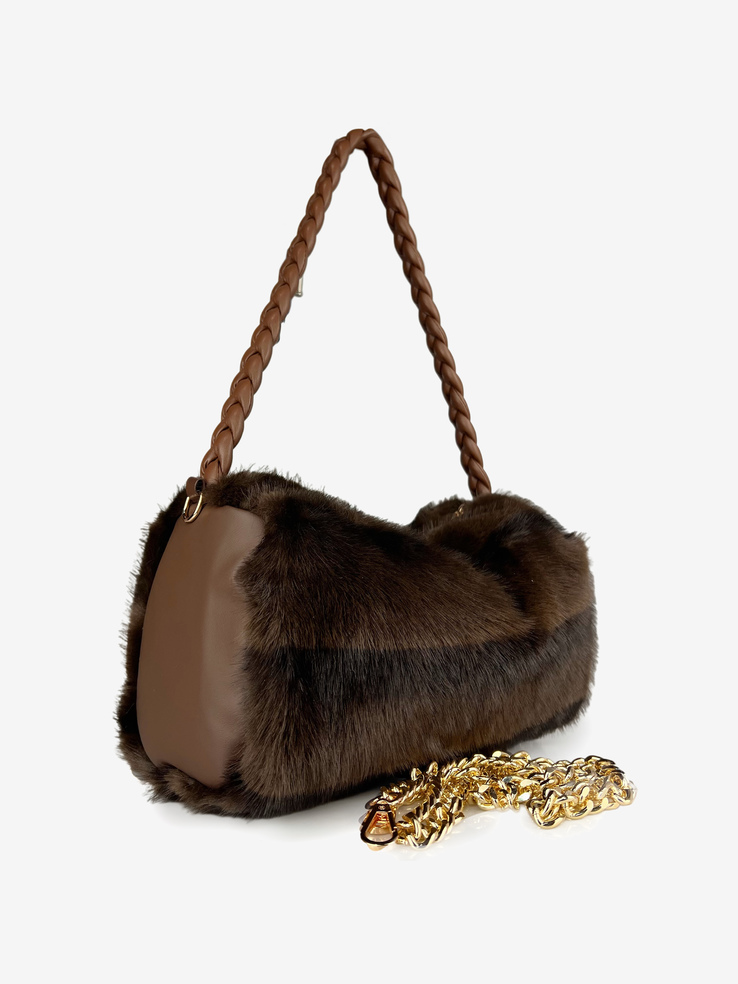 TOREBKA DAMSKA HEGO'S MILANO REMB22 ECOPELLICCIA T.MORO