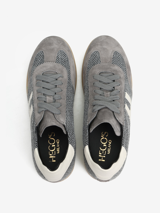 SNEAKERSY HEGO'S MILANO R01 H GRIGIO/GRIGIO