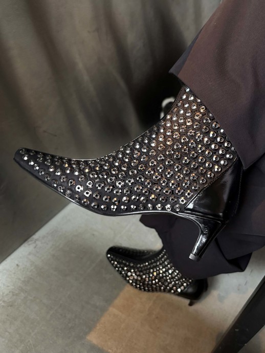 BOTKI HEGO'S MILANO AD2965 LEATHER SILVER