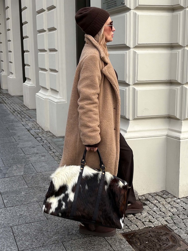 TOREBKA DAMSKA HEGO'S MILANO WEEKEND CAVALINO MUCCA