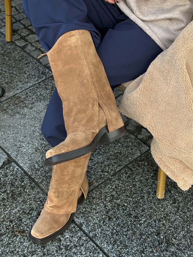 BOTKI HEGO'S MILANO KIM5107 SUEDE SIGARO