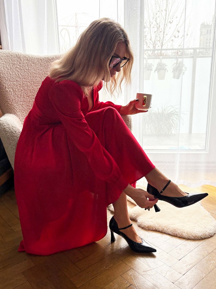 CZARNE SZPILKI HEGO'S Milano