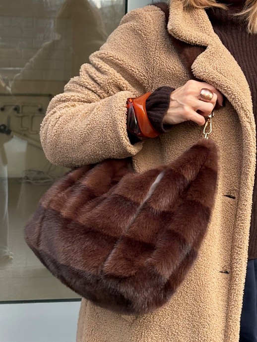 TOREBKA DAMSKA HEGO'S MILANO REMB18 ECOPELLICCIA T.MORO