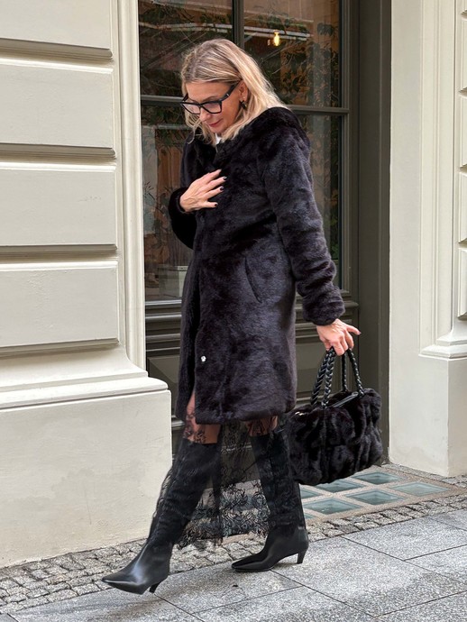 TOREBKA DAMSKA HEGO'S MILANO B36 ECOPELLICCIA NERO