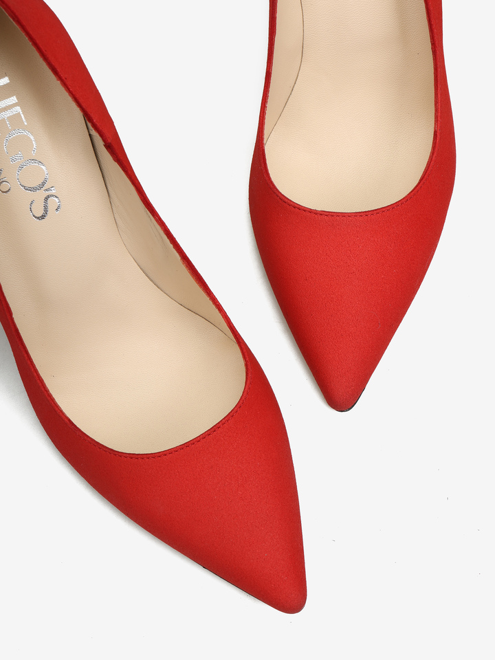 CZERWONE SZPILKI  OBCASIE HEGO'S MILANO