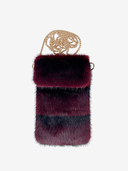 TOREBKA DAMSKA HEGO'S MILANO REMB17 ECOPELLICCIA BURGUNDY