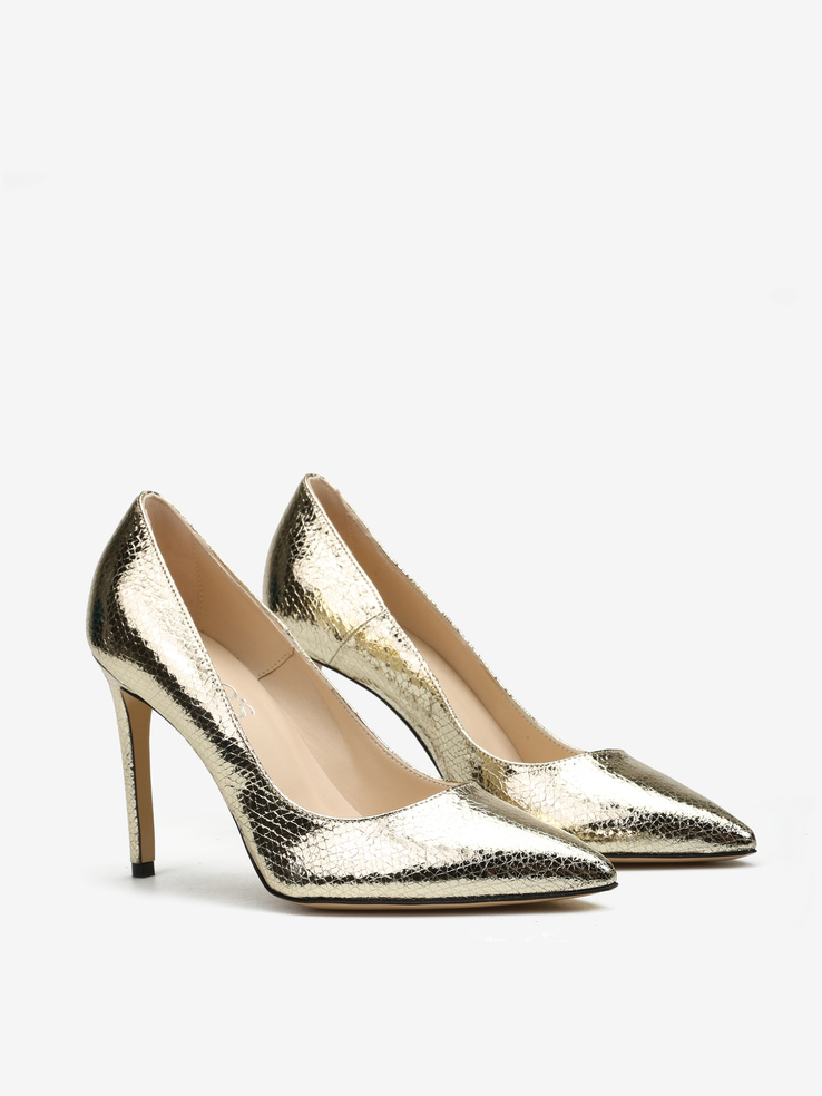 SZPILKI HEGO'S MILANO 4200 PITONE ORO