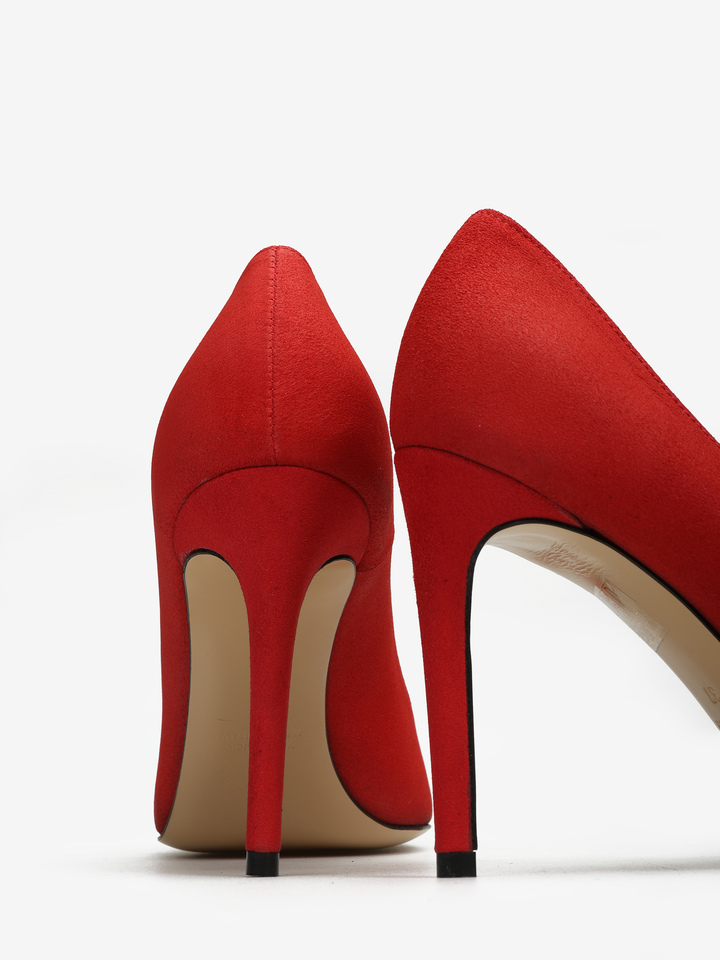 CZERWONE SZPILKI  OBCASIE HEGO'S MILANO