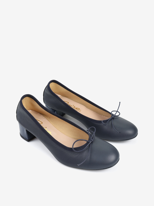 CZÓŁENKA HEGO'S MILANO T40 NAPPA BLU/VERNICE BLU