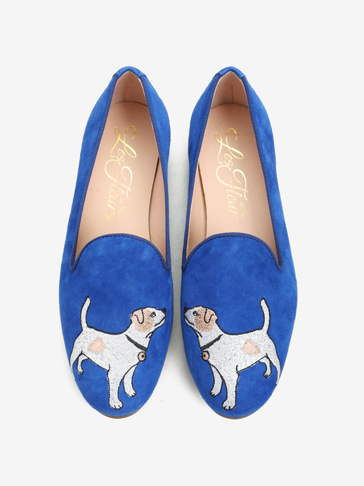 BALERINY HEGO'S MILANO 08702R CAMOSCIO BLUETTE