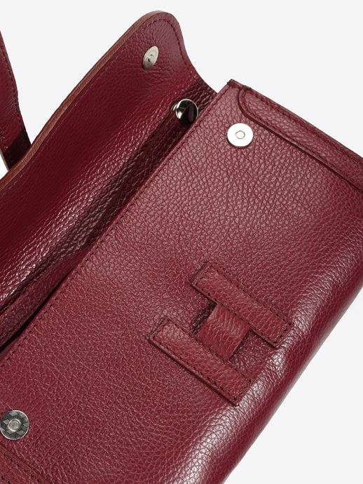 TOREBKA DAMSKA HEGO'S MILANO 4127D MARTELLATO BURGUNDY