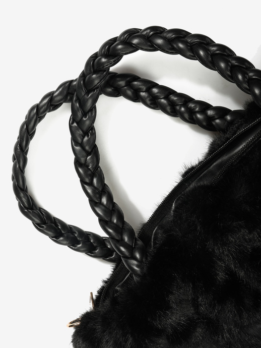 TOREBKA DAMSKA HEGO'S MILANO B21 ECOPELLICCIA NERO