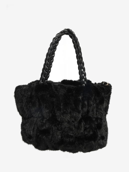 TOREBKA DAMSKA HEGO'S MILANO B21 ECOPELLICCIA NERO