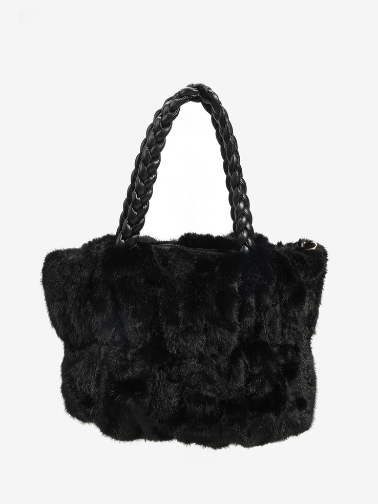 TOREBKA DAMSKA HEGO'S MILANO B21 ECOPELLICCIA NERO