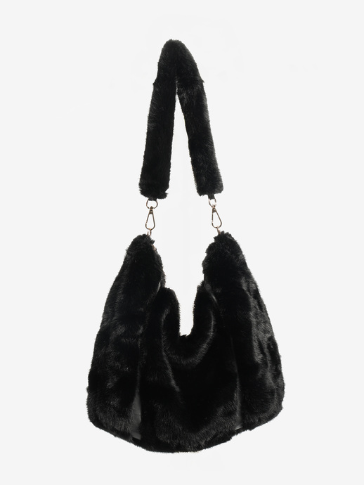 TOREBKA DAMSKA HEGO'S MILANO B35 ECOPELLICCIA NERO