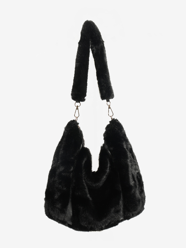 TOREBKA DAMSKA HEGO'S MILANO B35 ECOPELLICCIA NERO