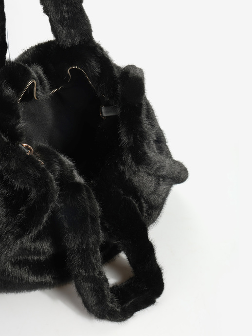 TOREBKA DAMSKA HEGO'S MILANO ML3-23 ECOPELLICCIA NERO