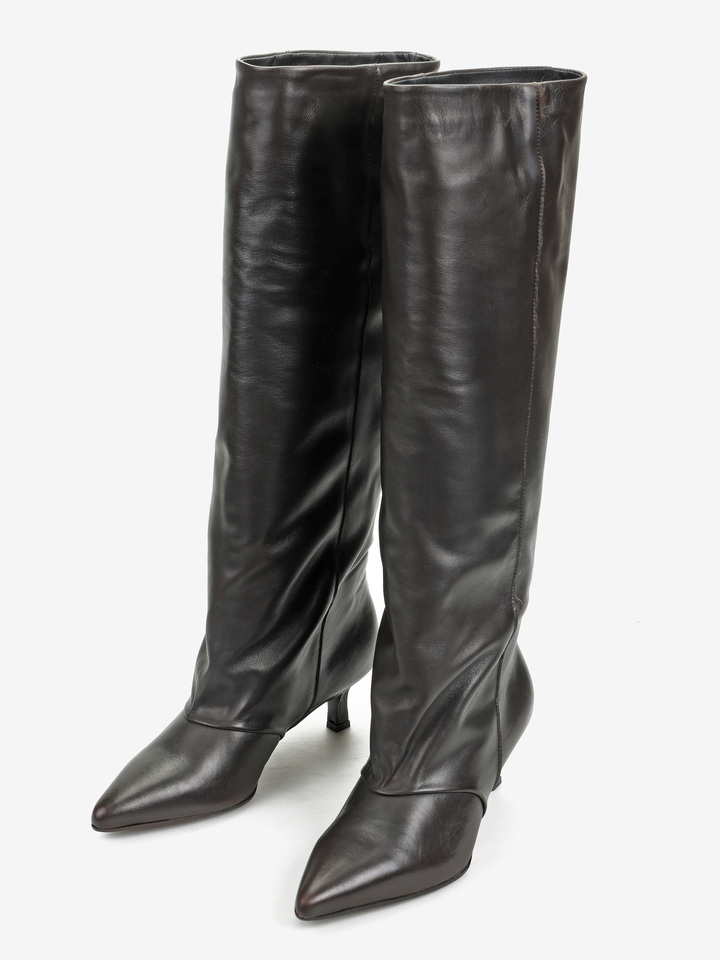 SKÓRZANE KOZAKI HEGO'S MILANO