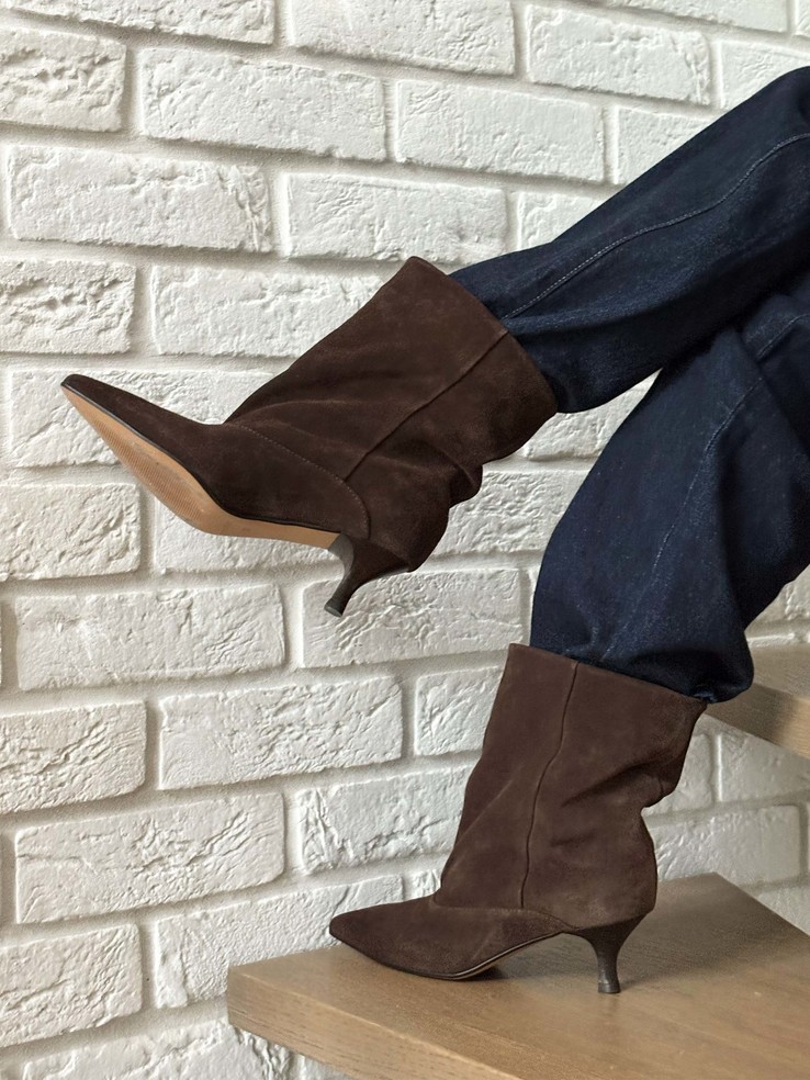 BOTKI HEGO'S MILANO LUCY-TR2 CAMOSCIO PEPE