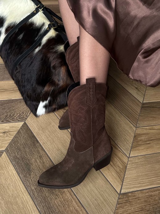 KOWBOJKI HEGO'S MILANO TEX4090 CAMOSCIO TERRA