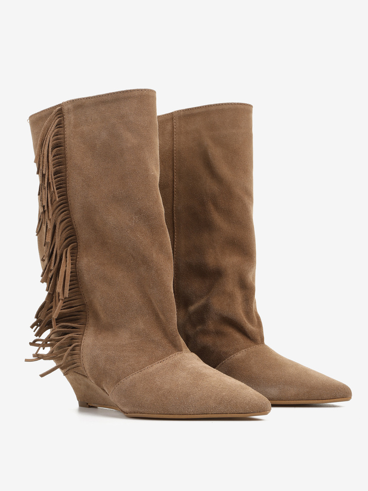 BOTKI HEGO'S MILANO KATE-TU2 CAMOSCIO SAND