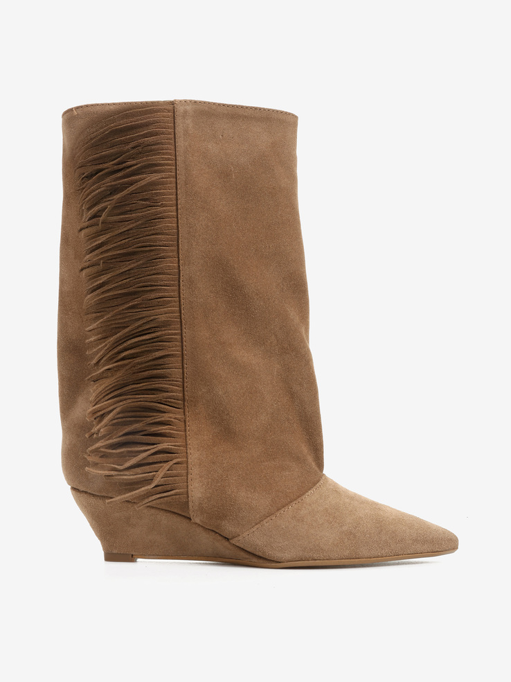 BOTKI HEGO'S MILANO KATE-TU2 CAMOSCIO SAND