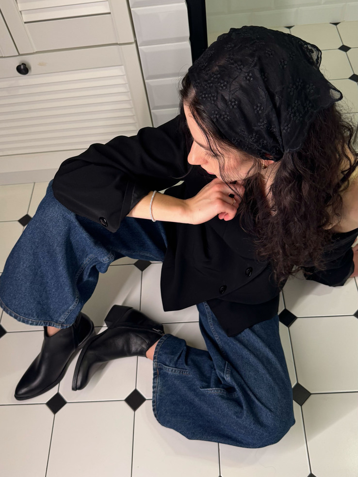 KOWBOJKI HEGO'S MILANO 7 NAPPA NERO