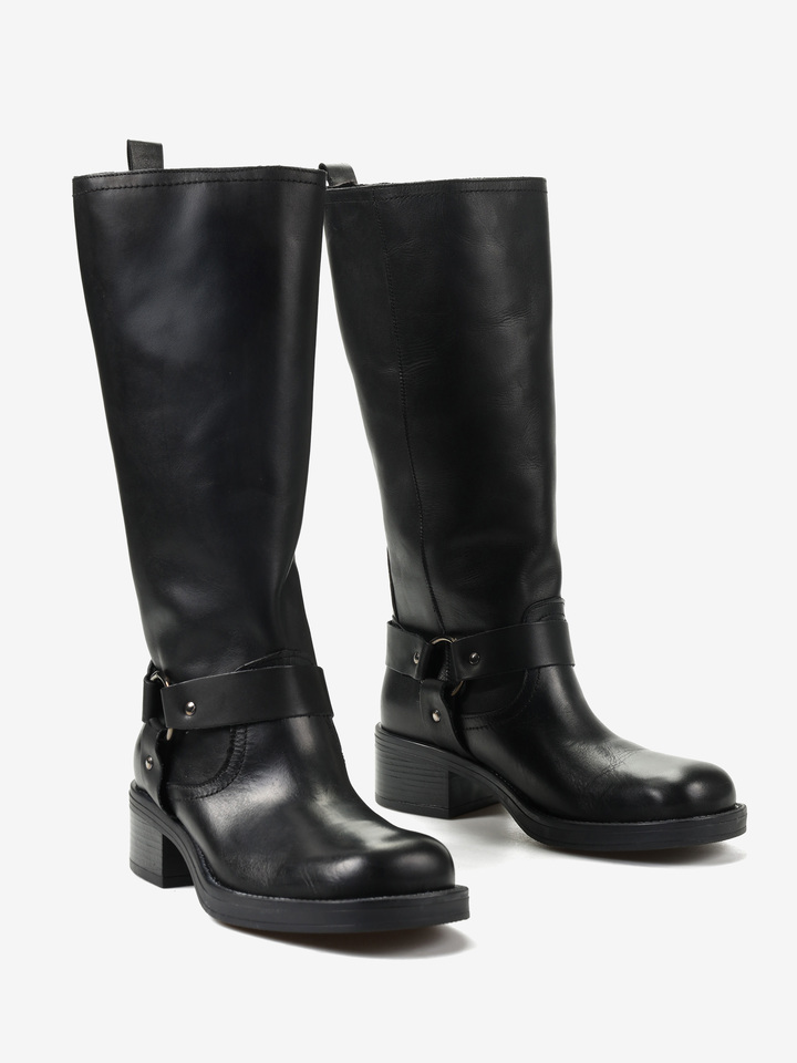 CZARNE KOZAKI HEGO'S MILANO