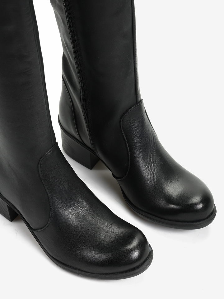 CZARNE KOZAKI HEGO'S MILANO