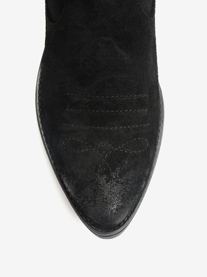 CZARNE KOWBOJKI HEGO'S MILANO