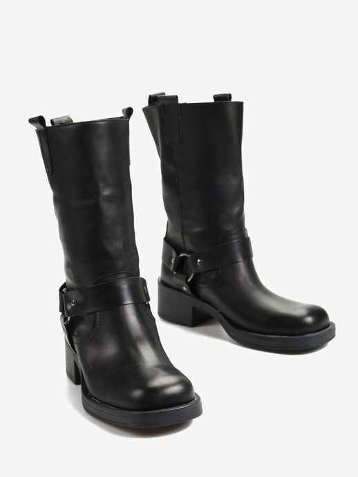 BOTKI HEGO'S MILANO 02 PELLE NERO