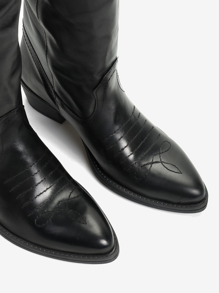 KOWBOJKI HEGO'S MILANO 1000 PELLE NERO