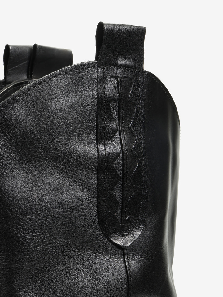 CZARNE KOWBOJKI HEGO'S MILANO